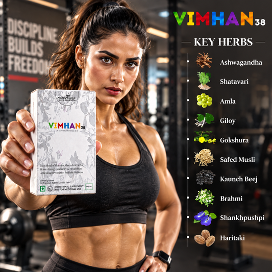 VIMHAN-38 – Ayurvedic Multivitamin With 38 Powerful Blend for Daily Strength & Vitality