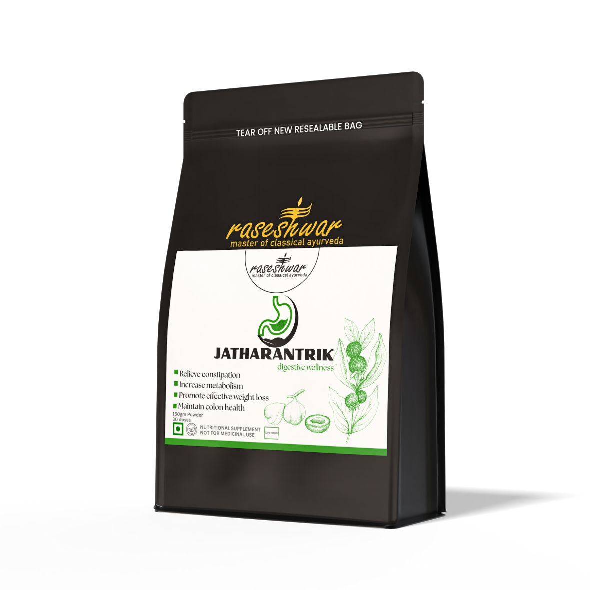 Jatharantrik Powder – Ayurvedic Digestive Cleanser