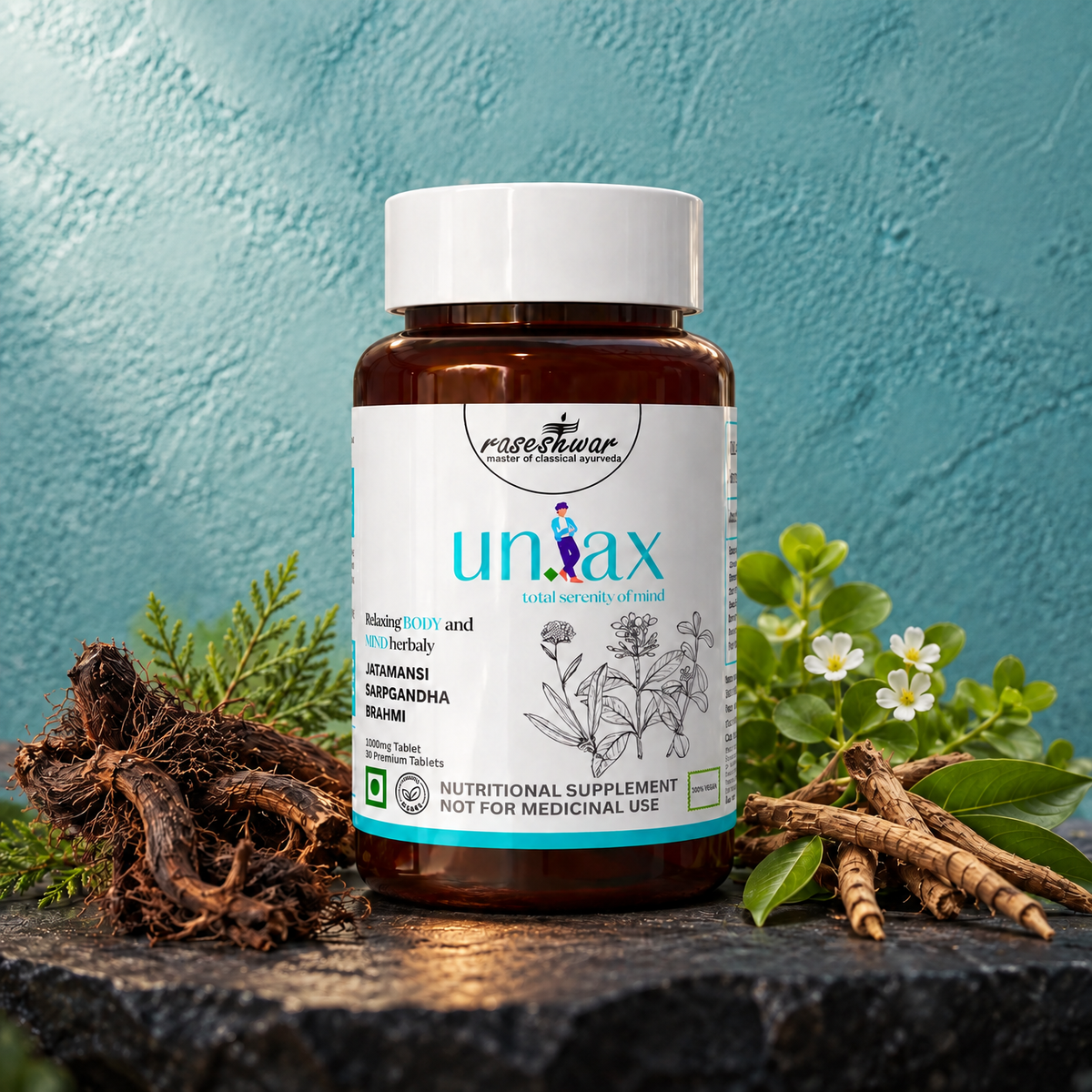 Unlax Tablets – Ayurvedic Sleep & Stress Relief Formula