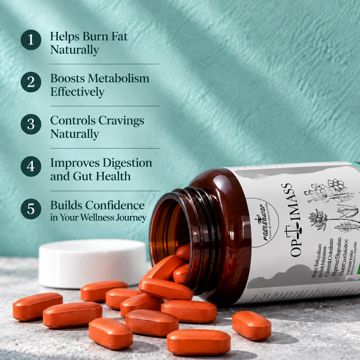 Optimass – Ayurvedic Weight-Loss & Fat-Burn Formula